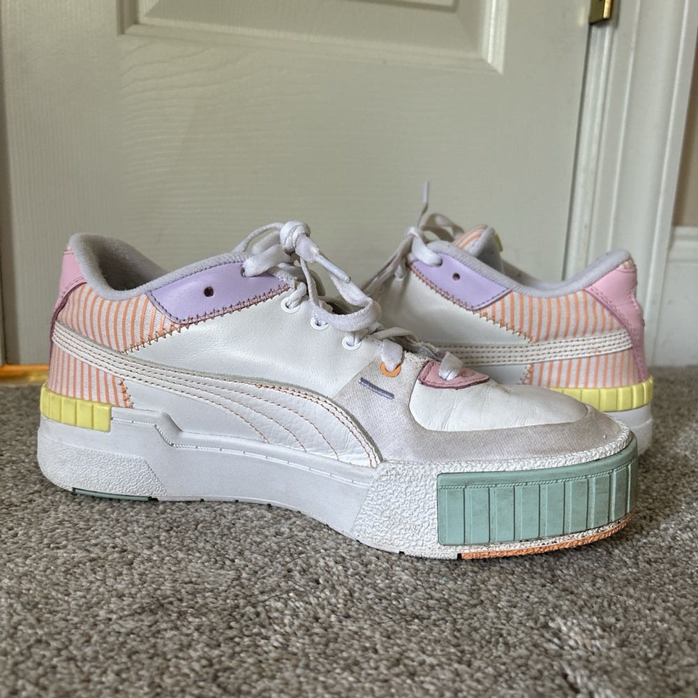 Colorful Patterned Platform Pumas - Picture 3 of 3